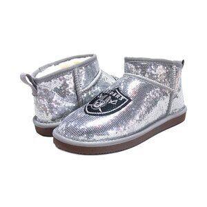 Las Vegas Raiders Sequin Ankle Boots